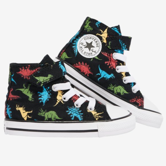 Converse Other - NWOT Converse Chuck Taylor All Star Hi Dinosaurs, sz 5 toddlers